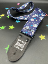 Load image into Gallery viewer, Sharks in Space Guitar Strap