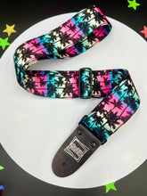Load image into Gallery viewer, Summer Palm Trees Sunset Handmade Guitar Strap