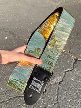 Load image into Gallery viewer, Cracked Gold Guitar Strap