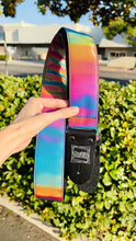Load image into Gallery viewer, Rainbow Lenticular W/Rainbow Hardware Guitar Strap Limited Edition