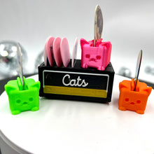 Load image into Gallery viewer, Cats on Amp Pick Holder - Custom Text