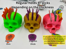 Load image into Gallery viewer, Mohawk Skull Pick Holder V4
