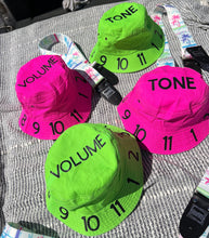 Load image into Gallery viewer, Neon Green Guitar Knob Bucket Hat