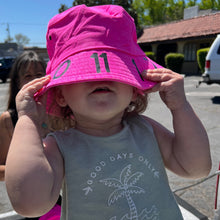 Load image into Gallery viewer, Neon Pink Guitar Knob Bucket Hat