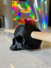 Load image into Gallery viewer, Mohawk Skull Guitar Pick and Drumstick Holder
