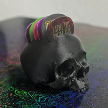 Load image into Gallery viewer, Mini Mohawk Skull Pick Holder for 1.14mm and Smaller Guitar Picks (Holds 6 Picks)