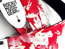 Load image into Gallery viewer, Blood Splatter Guitar Strap