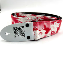 Load image into Gallery viewer, Blood Splatter Guitar Strap