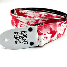 Load image into Gallery viewer, Blood Splatter Guitar Strap
