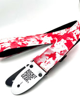 Load image into Gallery viewer, Blood Splatter Guitar Strap