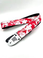 Load image into Gallery viewer, Blood Splatter Guitar Strap