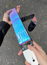 Load image into Gallery viewer, Iridescent Snake Guitar Strap