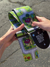 Load image into Gallery viewer, Nostalgic Car Play Mat Carpet Bass Strap Extra Wide - Vegan