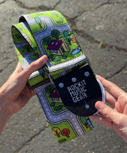 Load image into Gallery viewer, Nostalgic Car Play Mat Carpet Bass Strap Extra Wide - Vegan