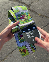 Load image into Gallery viewer, Nostalgic Car Play Mat Carpet Bass Strap Extra Wide - Vegan