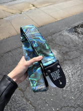 Load image into Gallery viewer, Guitar Pick Pattern Guitar Strap - Abalone
