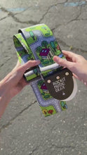Load and play video in Gallery viewer, Nostalgic Car Play Mat Carpet Bass Strap Extra Wide - Vegan