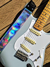 Load image into Gallery viewer, Holographic Silver Guitar Strap