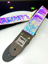 Load image into Gallery viewer, Iridescent Snake Guitar Strap