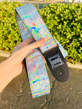 Load image into Gallery viewer, Holographic Silver Guitar Strap