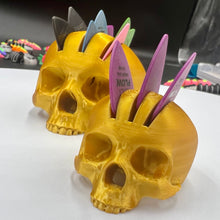 Load image into Gallery viewer, Mohawk Skull Pick Holder V4
