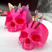 Load image into Gallery viewer, Mohawk Skull Pick Holder V4