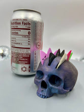 Load image into Gallery viewer, Mohawk Skull Pick Holder - Chameleon Color Shift Limited Edition