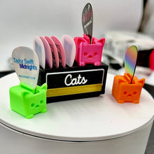 Load image into Gallery viewer, Cats on Amp Pick Holder - Custom Text