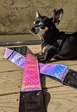 Load image into Gallery viewer, Iridescent Mermaid Print Colors Handmade Guitar Strap
