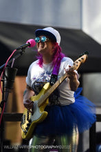 Load image into Gallery viewer, Magenta Chrome Guitar Strap
