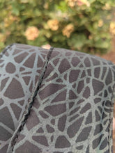 Load image into Gallery viewer, Scribbles Reflective Holographic With Limited Edition Colorful Hardware Handmade Guitar Strap
