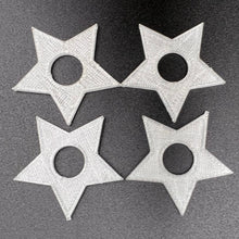 Load image into Gallery viewer, Star Strap Blocks 4 Pack - Glow in the Dark
