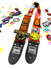 Load image into Gallery viewer, Hook and Loop Guitar Strap - Orange
