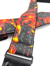 Load image into Gallery viewer, Flames 3D Guitar Strap Limited Edition
