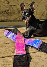 Load image into Gallery viewer, Iridescent Mermaid Print Colors Handmade Guitar Strap
