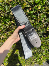 Load image into Gallery viewer, Vinyl Record Black and Gray Lenticular Guitar Strap
