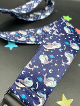 Load image into Gallery viewer, Sharks in Space Guitar Strap
