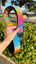 Load image into Gallery viewer, Rainbow Lenticular W/Rainbow Hardware Guitar Strap Limited Edition
