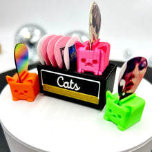 Load image into Gallery viewer, Cats on Amp Pick Holder - Custom Text
