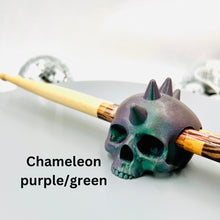 Load image into Gallery viewer, Mohawk Skull Drumstick Holder
