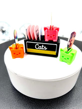 Load image into Gallery viewer, Cats on Amp Pick Holder - Custom Text

