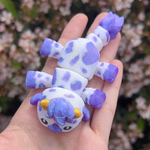 Load image into Gallery viewer, Purple Space Cow Articulated Fidget
