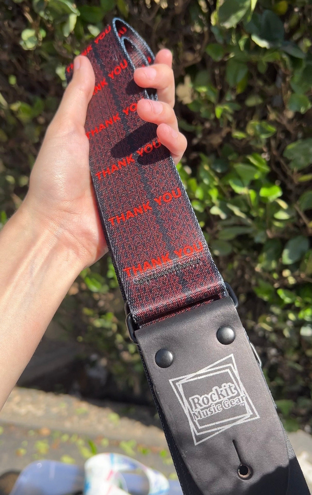 Take Out “Thank You” Bag Guitar Strap