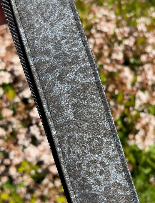 Pre-Order Faux Leather Cheetah Handmade Guitar Strap