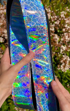 Load image into Gallery viewer, Pre-Order Shattered Holographic Handmade Guitar Strap
