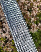 Load image into Gallery viewer, Pre-Order Silver Pyramid Stud Handmade Guitar Strap
