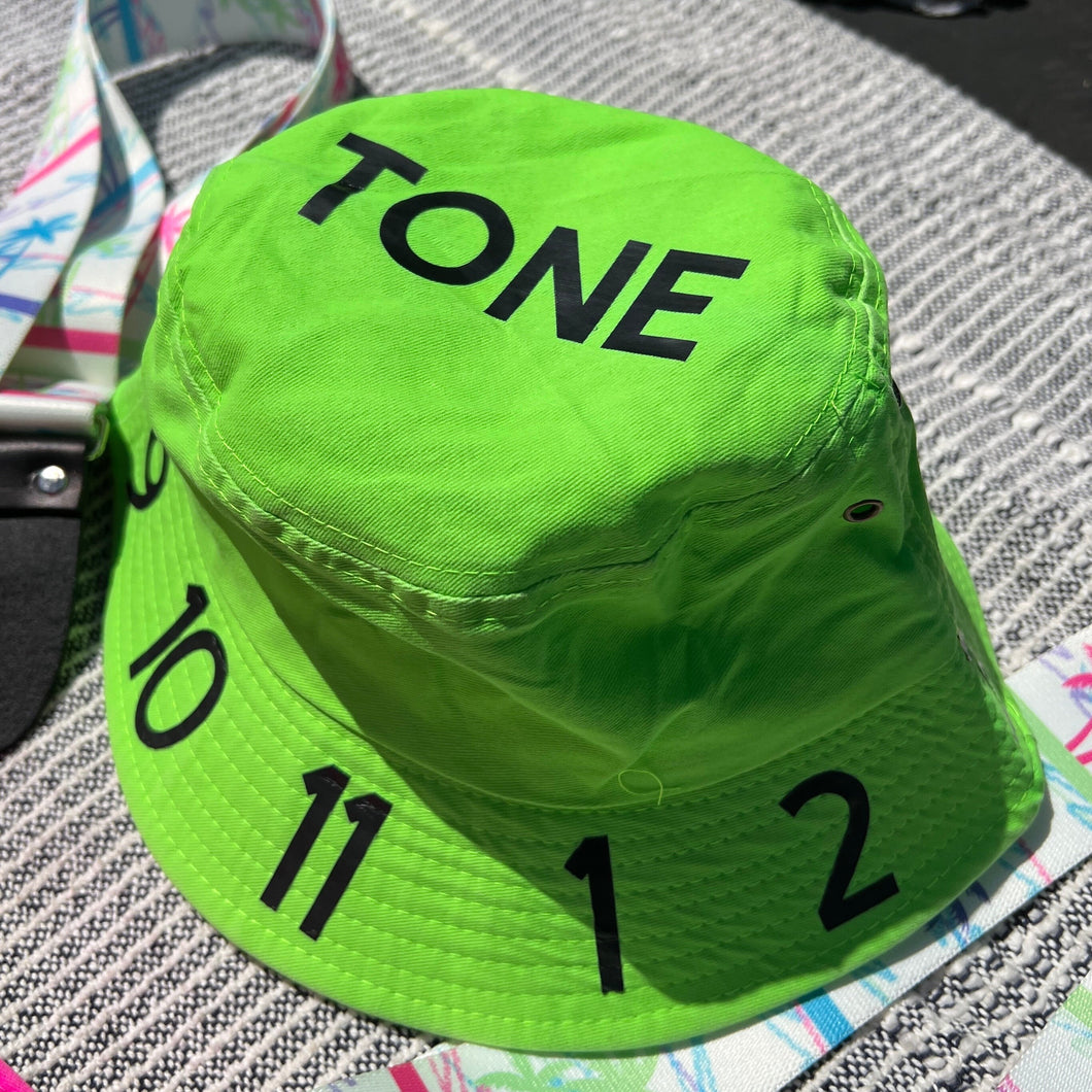 Neon Green Guitar Knob Bucket Hat