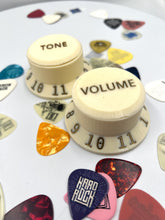 Load image into Gallery viewer, Aged White Guitar Knob Guitar Pick Holder (Large)
