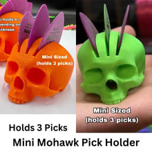 Load image into Gallery viewer, Mohawk Skull Pick Holder V4
