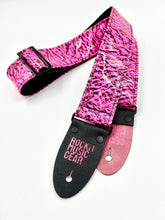 Load image into Gallery viewer, 80s Marble Mountain Zebra Print Guitar Strap

